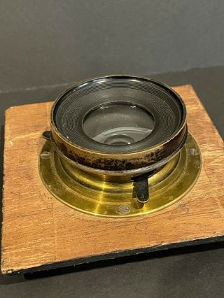 Antique Darlot Opticien Paris Brass Camera Lens