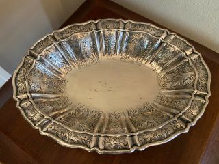 Silver Bowl Hand Chased Scandanavian.  830 281.  9 Grams