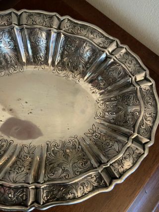Silver Bowl Hand Chased Scandanavian.  830 281.  9 Grams 3