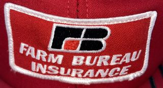 Vintage Farm Bureau Insurance Snap Back Truckers Hat 2