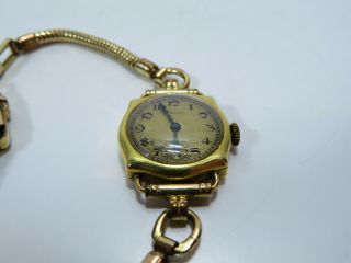 Antique Longines - Ladies Rolled Gold - Bracelet Style Strap - Elegant Watch