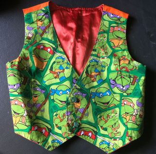 Teenage Mutant Ninja Turtles Vintage 90’s Children’s Vest Shirt Tmnt - Small