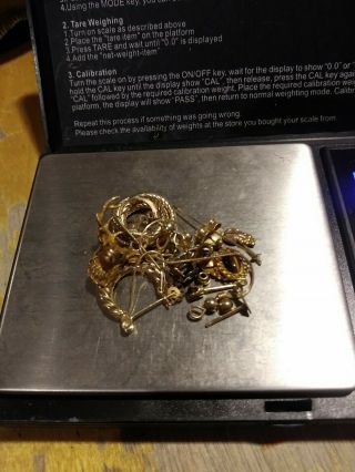 Vintage 10kt Gold 3.  8 Grams & 14kt Gold 6.  8 Grams Scrap Harvest Use Mixed.
