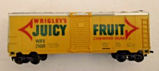 Ho Scale Wrigleys Juicy Fruit Gum Box Car Wjfx 21001