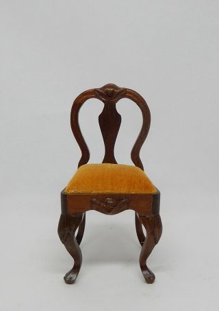 Vintage Sonia Messer Dining Side Chair Artisan Dollhouse Miniature 1:12