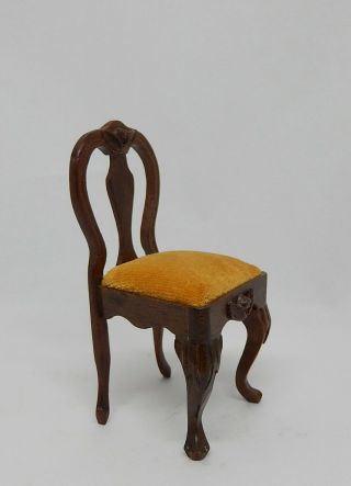 Vintage Sonia Messer Dining Side Chair Artisan Dollhouse Miniature 1:12 2