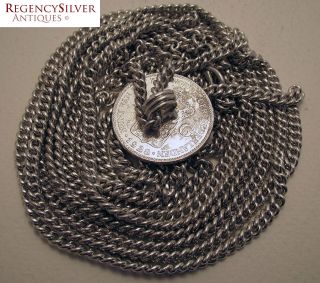 Dutch East Indies Straits Chinese Peranakan Silver Coin Chain Belt Wilhelmina