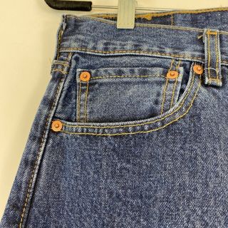 Vintage Levis 501 Dark Wash Blue Jeans 32 X 29 2
