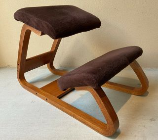 Vintage Ergonomic Kneeling Chair By British Design Corp