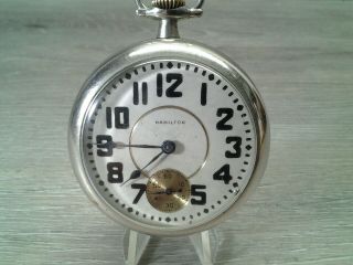 Antique " Hamilton " 1911 - Mod.  1 - Grade 940 - 18 Size - 21j - Pocket Watch