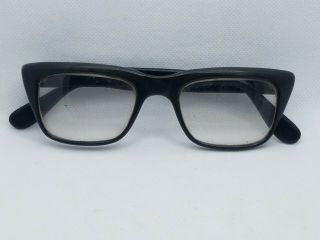 Zyloware Vintage Nylon Frame Eyeglasses Horn Rimmed Black Made In France