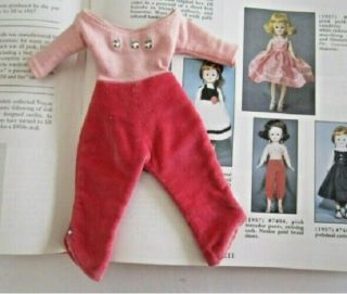 Vintage Vogue Jill 1957 7404 Pink Toreador Outfit Read