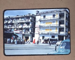 Kodachrome Red Border Slides Hong Kong China Antique Car Hotel Street 1950s 6 2