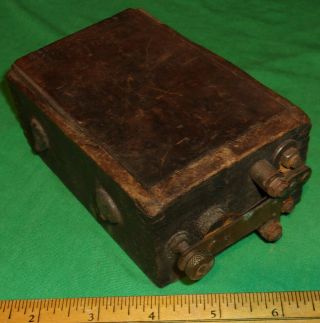Vintage Model A/T Ford Old Buzz Box Antique Dovetail Wood Ignition Coil 3.  29K 2