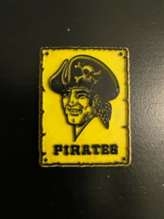 Vintage Pittsburgh Pirates Standing Board Rubber Magnet