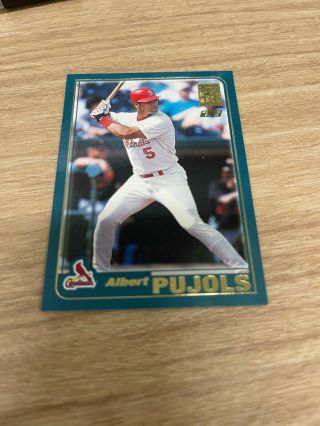 2001 Topps Traded T247 Albert Pujols Rc Rookie St Louis Cardinals
