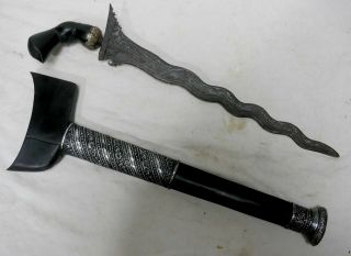 11 Lok Keris Bugis Kris From Sulawesi / Celebes Indonesia Toraja Art Pamor Sword