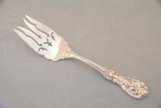 Reed & Barton Francis I Sterling 9 - 1/4 " Large Cold Meat Fork Old Mark No Mono