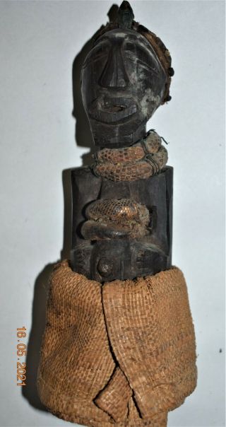 Orig $499 Songye Nikisi,  Lizard Skin Early 1900s 10 " Prov.