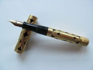 Antique Lady Waterman Ideal Small Gold Filled Fountain Pen For Repair