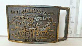 Vintage Levi Strauss Belt Buckle