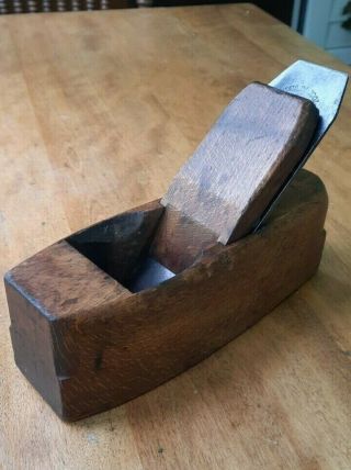 Antique Ogontz Tool Co.  (sandusky Tool Co. ) Coffin Style 8 " Iron/wood Plane