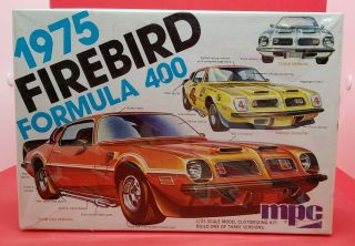 Mpc 1975 Firebird Formula 400 1:25 Model Kit No.  1 - 7515 Bags