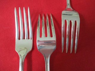 (7) Rogers Oneida Silverplate Dinner Forks,  1957 Park Lane 14 3