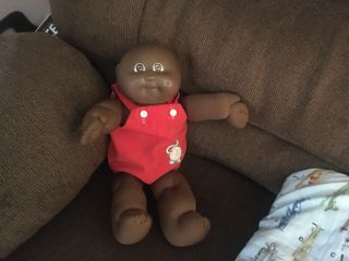 1982 Vintage Cabbage Patch Kids African American Doll Boy Preemie Bald