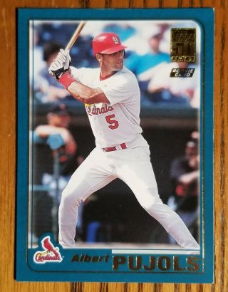 Albert Pujols 2001 Topps Traded Rookie Card T247