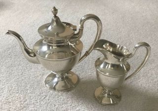 Sterling Silver Coffee Or Tea Pot With Creamer - Steif 051