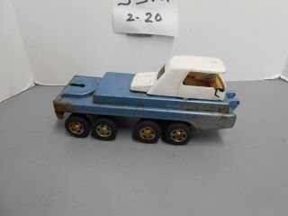 Vintage Antique Semi Truck Tractor Cab Metal Friction Tin Toy Made In Japan