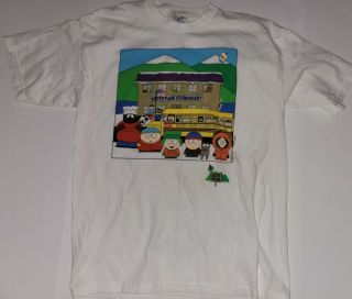 Large - 1997 South Park Comedy Central Graphic T - Shirt South Park Elementary
