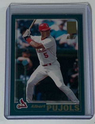 2001 Albert Pujols Topps Traded Rookie Card T247 Rc Cardinals