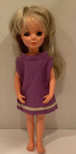 Mod Purple Shift For 17 " Alta Moda Furga S Doll/ideal Crissy - No Doll