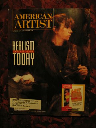 American Artist October 2000 Richard Schmid Realism Today Greeting Cards