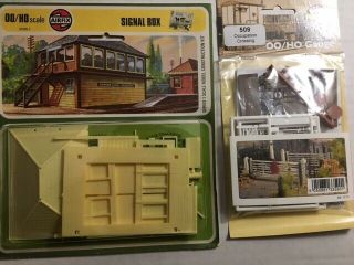 Airfix Signal Box And Ratio Occupation Crossing Kits Oo Ho Suit Thomas