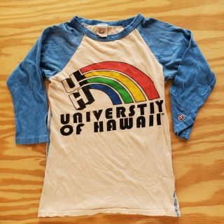Vintage University Of Hawaii Rainbows T - Shirt Chip And Pepper Single Stitch Xs