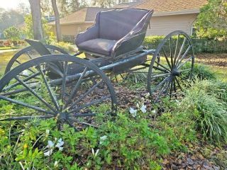 Antique Horse Drawn Buggy Carriage Wagon Local