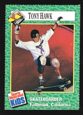 Tony Hawk - 1990 Sports Illustrated For Kids 152 - Lower Grade - Skateboarding
