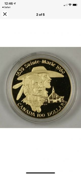 100 Dollar Canadian Gold Coin 4