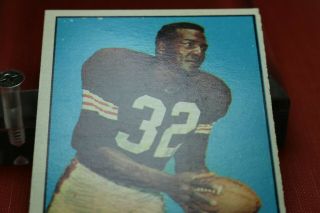 ∎ 1961 TOPPS football card JIM JIMMY BROWN 71 SHARP CARD 3