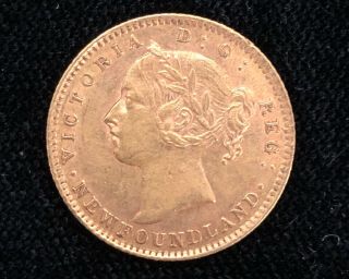 1882h Newfoundland $2 Gold Coin 2