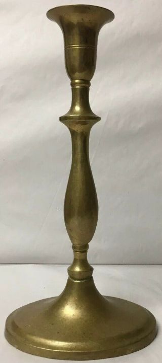 Vintage Or Antique Brass Candlestick Candle Holder,  Heavy