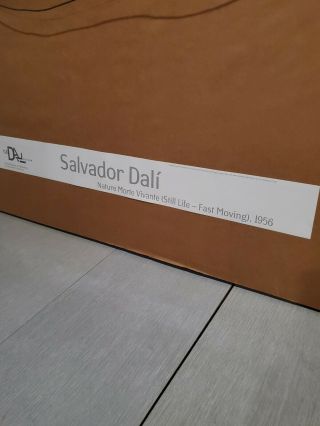 Vintage Salvador Dali print beautifully framed 34×29 Nature Morte Vivante poste 2