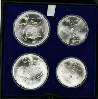 1972 Canada Olympic Sterling Silver Commemorative Set 99c
