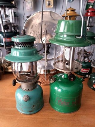 Coleman 249 Scout Seafoam & South Africa Valor500 Paraffin/kerosene Lantern/lamp