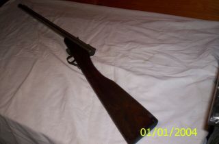 Antique Benjamin Air Rifle & Mfg Co Model F Chrome Pellet Gun Made In St.  Louis