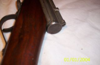 Antique Benjamin Air Rifle & MFG CO Model F CHROME Pellet Gun made in ST.  Louis 3