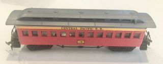 Bachman Central Pacific R.  R.  3 Old Time Coach/passenger Car N Gauge.